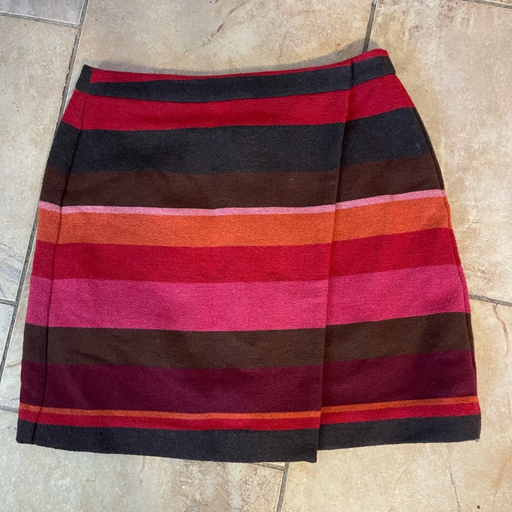 Loft Striped Multicolor Women's Skirt size 6